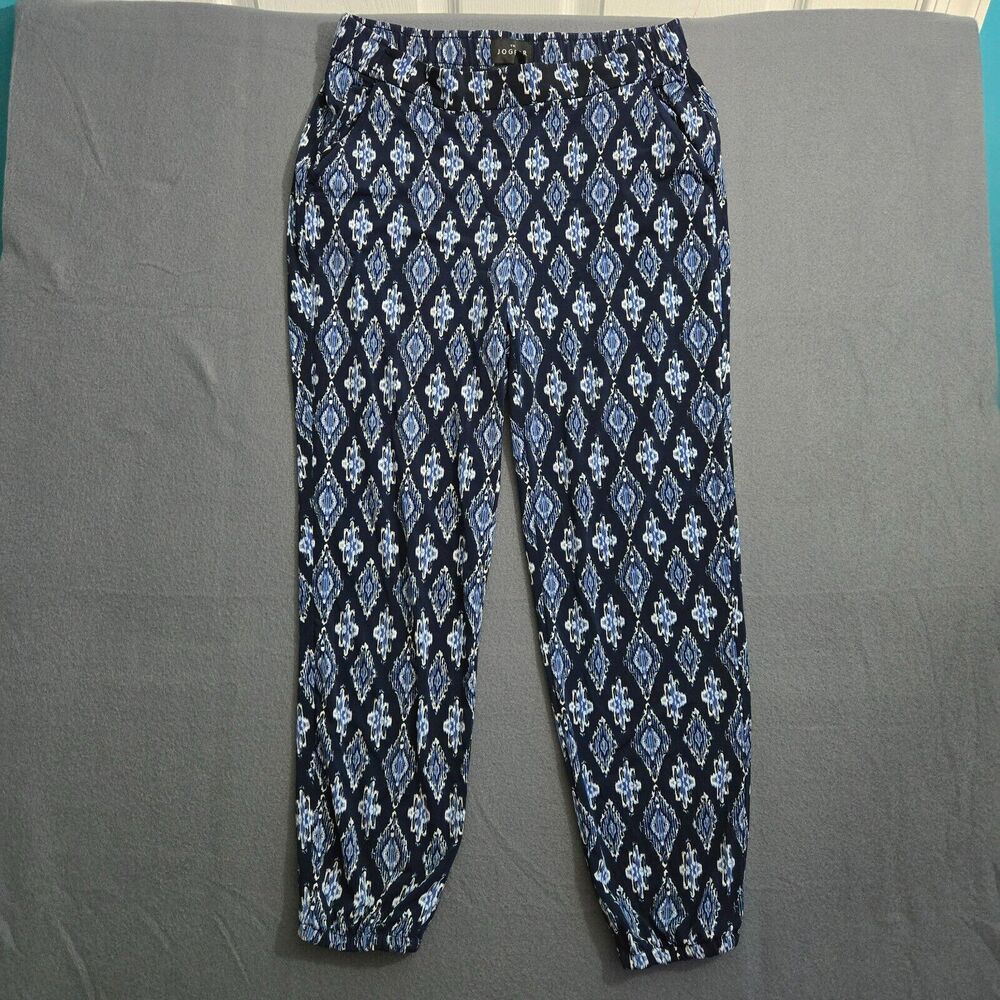 White House Black Market Women XXS Blue Mid Rise The Jogger Elastic Waist